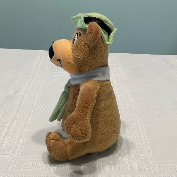 Yogi Bear The Original Brown Plush Bear with Green Hat and Tie - Picture 2 of 6